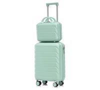 Valise ABS Spinner-Serrure TSA-Voyage-Vert-73,6x50,6x28,5cm