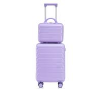 Valise ABS Spinner-Serrure TSA-Voyage-Violet-35,5x20,5x55cm