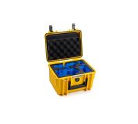 Valise B&W Type 2000 pour DJI Mini 4 Jaune