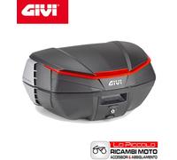 Valise Baulot GIVI 49 Litres Noir Catadioptres Rouges Monokey Universel Moto