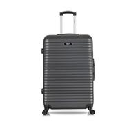 bluestar - valise grand format abs brazilia 4 roues 75 cm - gris fonce gris fonce