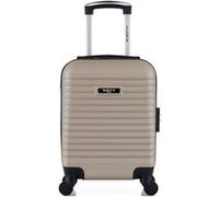Valise Bluestar cabine xxs abs brazilia 4 roues 46 cm - beige