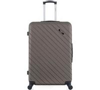 Valise bluestar grand format abs cite 4 roues 75 cm marron marron