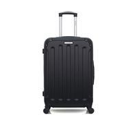 bluestar - valise weekend abs madrid 4 roues 65 cm - noir noir