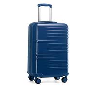 British Traveller Valise Grande Taille Valises Soute, Valise Rigide Trolley Ultra Légère en ABS+PC, Valise de Voyage avec roulettes 4x360 degrés et Serrure TSA, 74.5x49x30.5 cm (Marine)