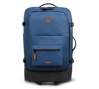 Valise - CABAIA - Soft Suitcase Essentials Trolley M - Bleu - 75L - Système télescopique