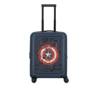 American Tourister Dashpop Marvel 4 roulettes Trolley de cabine 55 cm avec soufflet d'extension capt america shield (TAS034870)
