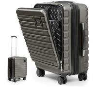 Travely Valise Cabine 55x40x23cm - Expandable adaptée Lufthansa, Eurowings et Autres. Valise Cabine 41-50L avec roulettes Souples et Serrure TSA Pratique, Valise de Voyage, Bagage