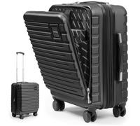 Travely Valise Cabine 55x40x23cm - Expandable adaptée Lufthansa, Eurowings et Autres. Valise Cabine 41-50L avec roulettes Souples et Serrure TSA Pratique, Valise de Voyage, Bagage
