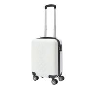 Valise Cabine à Roulettes "Ananas" 33L Blanche