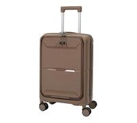 JetLag Fashion Valise cabine Sydney M5 – Ouverture frontale, 55 cm, polypropylène léger beige