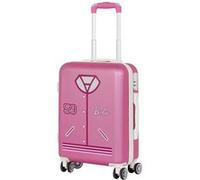 Karactermania Barbie Varsity Abs 4 Wheel Cabin Suitcase Rose