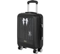 Karactermania Wednesday Uniform Abs 4 Wheel Cabin Suitcase Noir