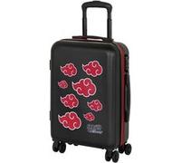 Naruto Clouds-Valise Cabine ABS 4 Roues, Noir, 20 x 38 x 55 cm, Capacité 27 L