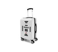 Karactermania Nasa Spaceship Abs 4 Wheel Cabin Suitcase Blanc