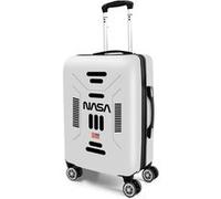 Karactermania Nasa Spaceship Abs 4 Wheel Cabin Suitcase Blanc