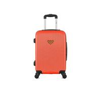 Valise cabine abs agata 4 roues 55 cm - corail