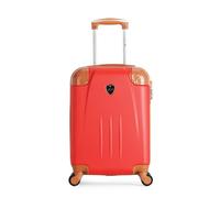 Valise Cabine ABS HENRY-E 4 Roues 50 cm - rouge - GENTLEMAN FARMER 50x33x21cm