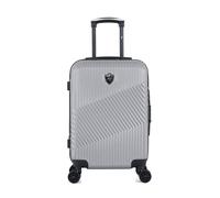 - valise cabine abs/pc peter 4 roues 55 cm - gris