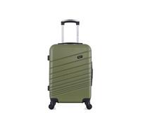 wave paris - valise cabine abs tigre 4 roues 55 cm - kaki kaki