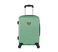 Valise Cabine AGATA 55 cm 4 Roues - vert - LPB LUGGAGE 55x35x21cm