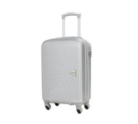 Valise cabine Alistair - Collection Iron - 4 roues - ABS ultra résistant - Argent