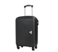Valise cabine Alistair - Collection Iron - 4 roues - ABS ultra résistant - Noir