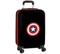 Safta Captain America Teen Cabin 20´´ 40.1l 34.5x55x20 Cm Wheeled Backpack Noir