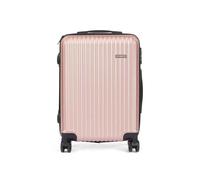 BigBuy Home Valise de Cabine Rose 38 x 57 x 23 cm Rayures