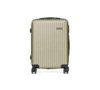 Valise cabine - BigBuy Home - Rayures - Vert - Coque rigide - 4 roulettes 360°