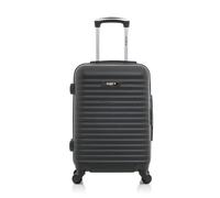 bluestar - valise cabine abs brazilia 4 roues 55 cm - noir noir