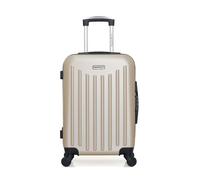 Valise Cabine BROOKLYN 55 cm 4 Roues - beige - AMERICAN TRAVEL 55x35x21cm
