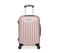 Valise Cabine BROOKLYN 55 cm 4 Roues - rose - AMERICAN TRAVEL 55x35x21cm