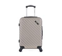 Valise Cabine CITE 55 cm 4 Roues - BEIGE - BLUESTAR 55x35x21cm