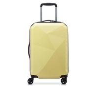 Valise cabine Delsey Paris Karat 2.0 4 roulettes 55 cm - Jaune - Coque rigide - Cadenas TSA
