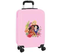 Safta Disney Princesses Amagical Cabin 20 Twin 40.1l 34.5x55x20 Cm Wheeled Backpack Rose