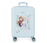 Valise cabine Disney La Reine des neiges Posséder ton destin Bleu 38x55x20 cms ABS rigide Serrure latérale à combinaison 32L 2 kgs 4 Doubles roues Bagage à main