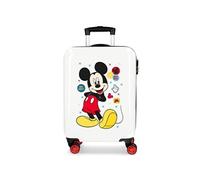 Valise cabine DISNEY Mickey Enjoy the day - blanc 7553