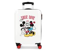 Valise cabine - DISNEY - Mickey et Minnie - 34L - 4 roulettes - ABS rigide
