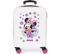 Valise cabine DISNEY Minnie Happy Helpers - blanc 8672 Rose G