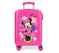 Valise cabine DISNEY Minnie Heart - rose 7359