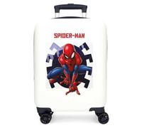 Valise cabine enfant Marvel Spider-Man ""Attack"" 50 x 33 x 20 cm ABS rigide 360° Blanc