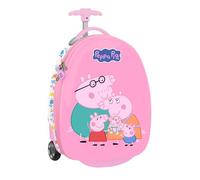 Peppa Pig Baby Pig - Trolley de Cabine 16 Pouces, Valise à roulettes, Cadenas de sécurité, Valise légère, 28 x 23 x 43 cm