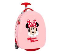 Safta Sac à dos à roulettes Minnie Mouse 16'' Rose Enfants