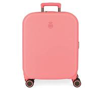 Valise Cabine Enso Annie Orange 40x55x20 cm ABS Rigide Fermeture TSA Intégrée 37L 2.74 kgs 4 Double Roues Bagage Main Extensible