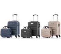 Valise cabine et vanity Bluestar BRAZILIA-H : Gris foncé