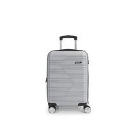 Valise cabine extensible Uyiko rigide avec capacité jusqu'à 38 l, argent