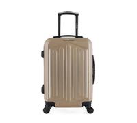 Valise Cabine - BLUESTAR - HAGEN - 55 cm - 4 Roues - ABS Beige