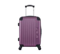 Valise Cabine HAMBOURG 55 cm 4 Roues - violet - LPB LUGGAGE 55x35x21cm