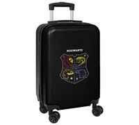 Harry Potter House of Champions - Trolley de Cabine 20 Pouces, Valise à roulettes, Cadenas de sécurité, Valise légère, 34,5 x 20 x 55 cm, Couleur Gris mélange/Noir, Gris chiné/Noir, Estándar,